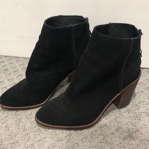 Black Suede Booties